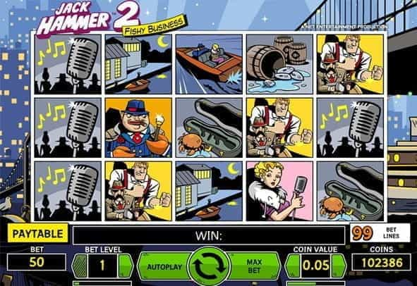 Jack Hammer 2 99 lines NetEnt Slot Free Play