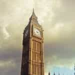 Big Ben clock tower in London, UK.