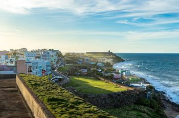 Puerto Rico’s coastline.